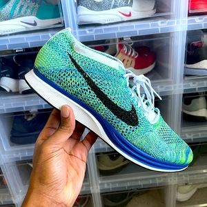 Men’s size 12 Nike Flyknit Racer “Tranquil”